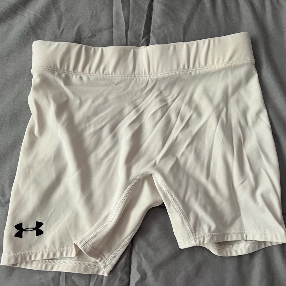 under armour compression shorts-  black medium and white small